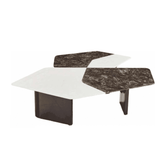 Stella Cultured Marble Nesting Coffee Table - Maxi Home Furnishing
